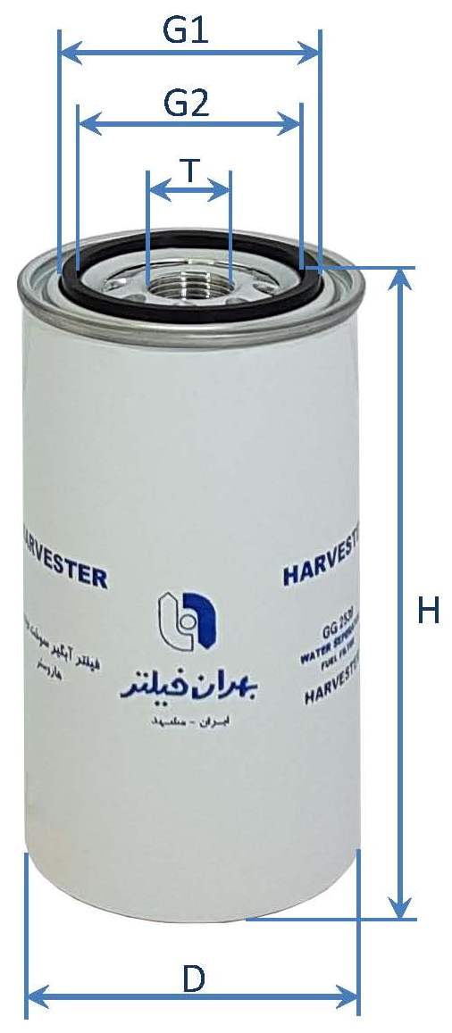 فیلتر آبگیر سوخت اولیه هاروستر